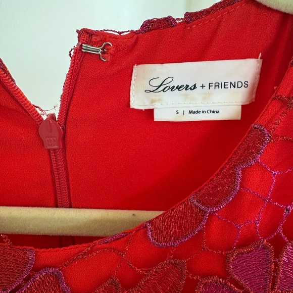 Lovers + Friends Gardanome Red Jumpsuit S - Picture 9 of 9